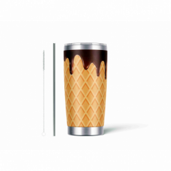 20oz Stainless Tumbler w/ Magnet Sliding Lid- Printed direct to Tumbler 824