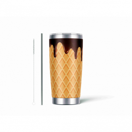 20oz Stainless Tumbler w/ Magnet Sliding Lid- Printed direct to Tumbler 824