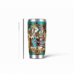 20oz Stainless Tumbler w/ Magnet Sliding Lid- Printed direct to Tumbler 831