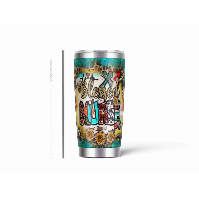 20oz Stainless Tumbler w/ Magnet Sliding Lid- Printed direct to Tumbler 831