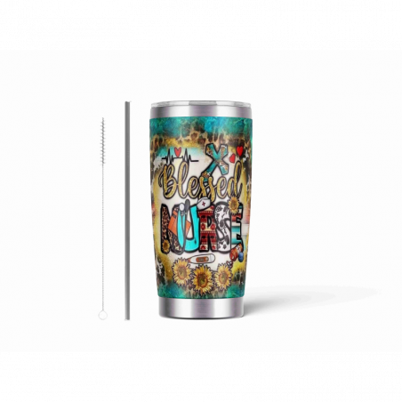 20oz Stainless Tumbler w/ Magnet Sliding Lid- Printed direct to Tumbler 831