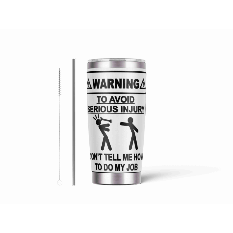 20oz Stainless Tumbler w/ Magnet Sliding Lid- Printed direct to Tumbler 851