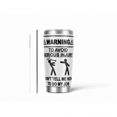 20oz Stainless Tumbler w/ Magnet Sliding Lid- Printed direct to Tumbler 851