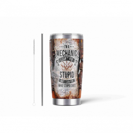 20oz Stainless Tumbler w/ Magnet Sliding Lid- Printed direct to Tumbler 864