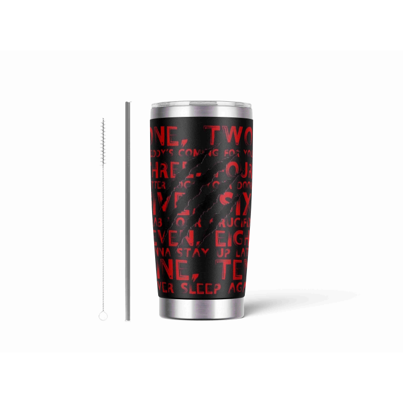 20oz Stainless Tumbler w/ Magnet Sliding Lid- Printed direct to Tumbler 872