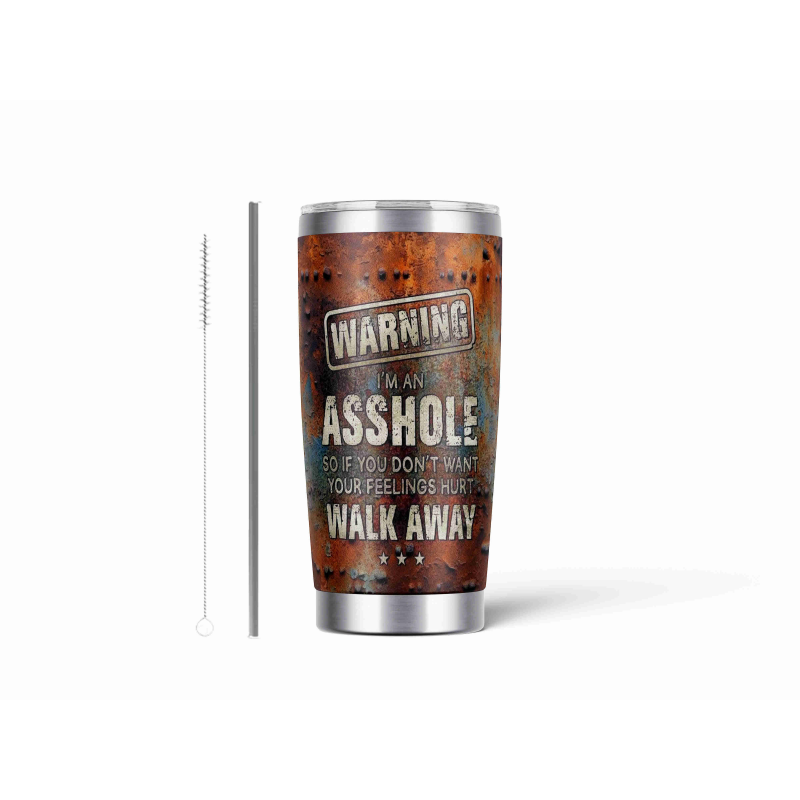 20oz Stainless Tumbler w/ Magnet Sliding Lid- Printed direct to Tumbler 878