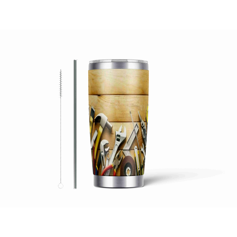 20oz Stainless Tumbler w/ Magnet Sliding Lid- Printed direct to Tumbler 893
