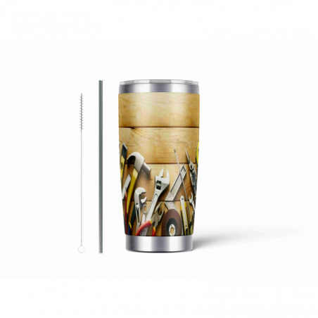 20oz Stainless Tumbler w/ Magnet Sliding Lid- Printed direct to Tumbler 893
