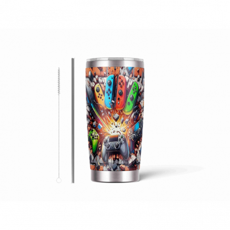20oz Stainless Tumbler w/ Magnet Sliding Lid- Printed direct to Tumbler 896