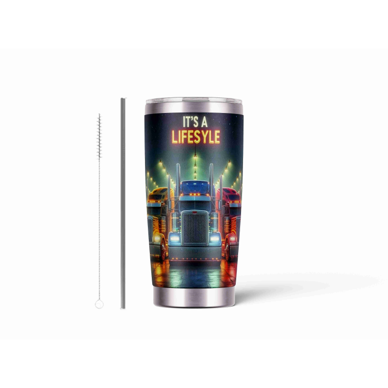 20oz Stainless Tumbler w/ Magnet Sliding Lid- Printed direct to Tumbler 920