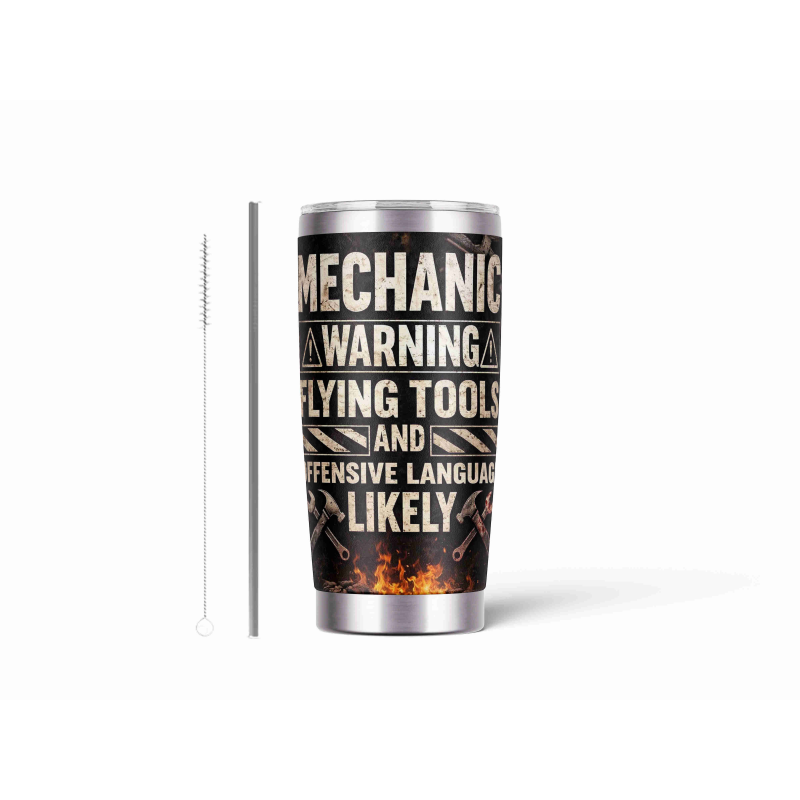 20oz Stainless Tumbler w/ Magnet Sliding Lid- Printed direct to Tumbler 945