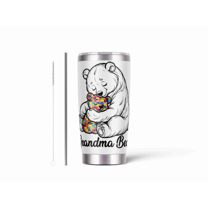 20oz Stainless Tumbler w/ Magnet Sliding Lid- Printed direct to Tumbler 955