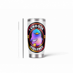 20oz Stainless Tumbler w/ Magnet Sliding Lid- Printed direct to Tumbler 957