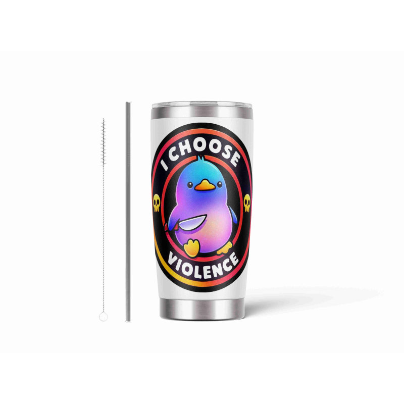 20oz Stainless Tumbler w/ Magnet Sliding Lid- Printed direct to Tumbler 957