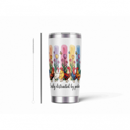20oz Stainless Tumbler w/ Magnet Sliding Lid- Printed direct to Tumbler 958