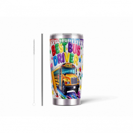 20oz Stainless Tumbler w/ Magnet Sliding Lid- Printed direct to Tumbler 962