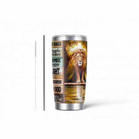20oz Stainless Tumbler w/ Magnet Sliding Lid- Printed direct to Tumbler 974