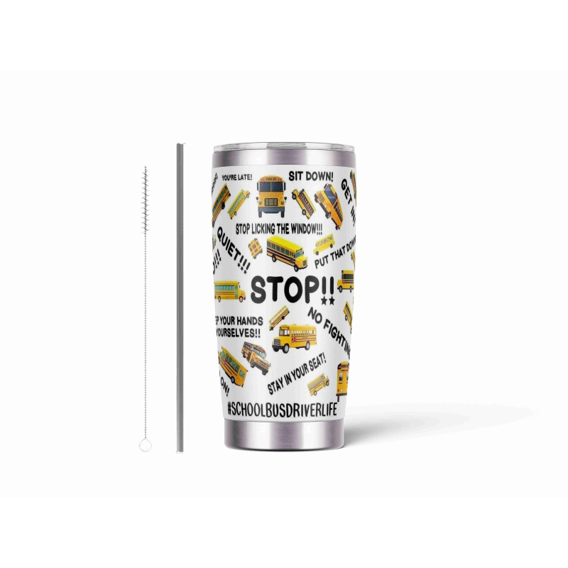 20oz Stainless Tumbler w/ Magnet Sliding Lid- Printed direct to Tumbler 976