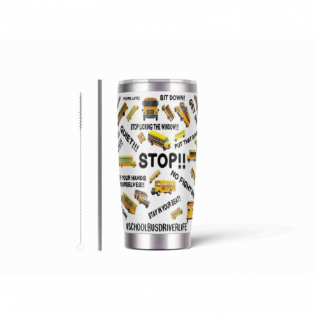 20oz Stainless Tumbler w/ Magnet Sliding Lid- Printed direct to Tumbler 976