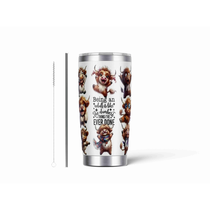 20oz Stainless Tumbler w/ Magnet Sliding Lid- Printed direct to Tumbler 980