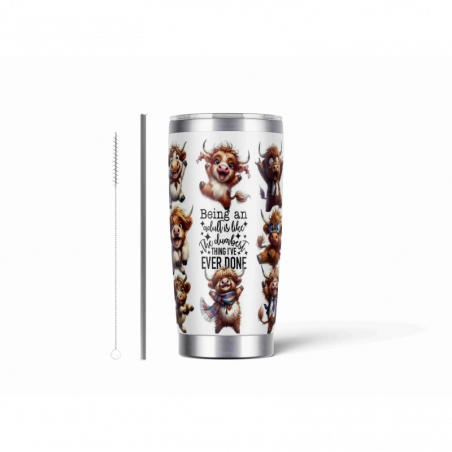 20oz Stainless Tumbler w/ Magnet Sliding Lid- Printed direct to Tumbler 980
