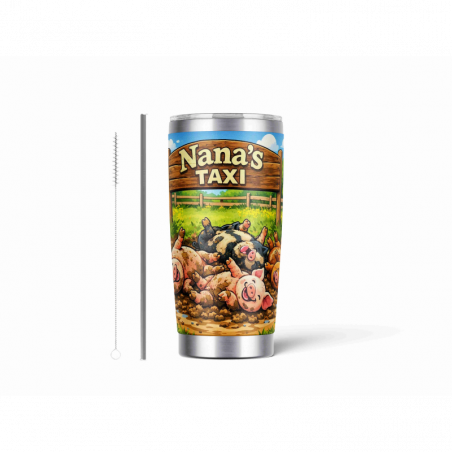 20oz Stainless Tumbler w/ Magnet Sliding Lid- Printed direct to Tumbler 982