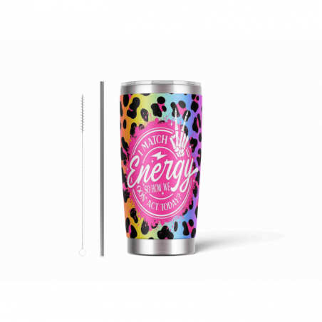 20oz Stainless Tumbler w/ Magnet Sliding Lid- Printed direct to Tumbler 984