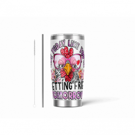 20oz Stainless Tumbler w/ Magnet Sliding Lid- Printed direct to Tumbler 991