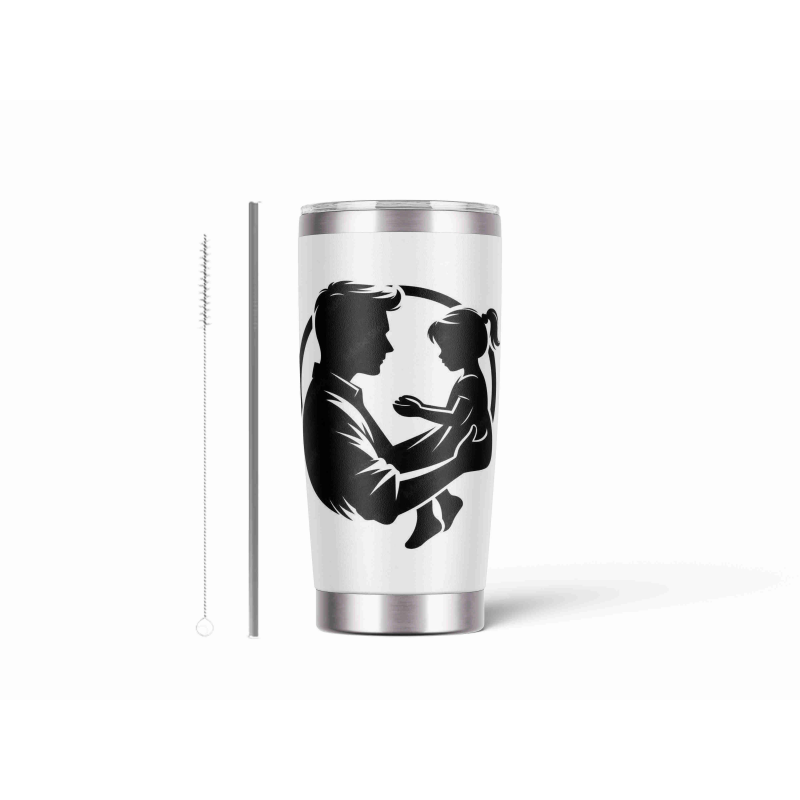 20oz Stainless Tumbler w/ Magnet Sliding Lid- Printed direct to Tumbler 999