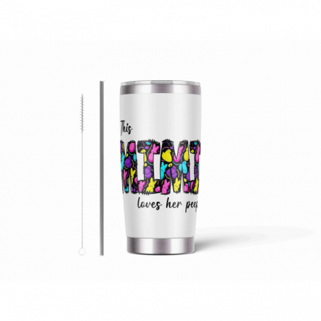 20oz Stainless Tumbler w/ Magnet Sliding Lid- Printed direct to Tumbler 1000