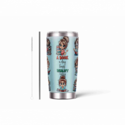 20oz Stainless Tumbler w/ Magnet Sliding Lid- Printed direct to Tumbler 1001