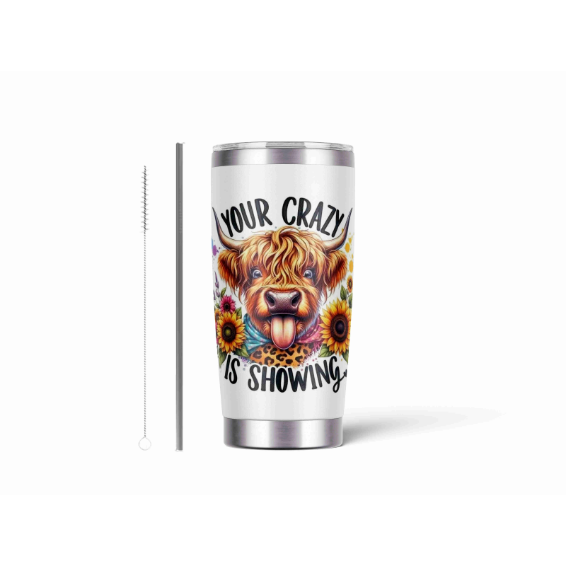 20oz Stainless Tumbler w/ Magnet Sliding Lid- Printed direct to Tumbler 1003