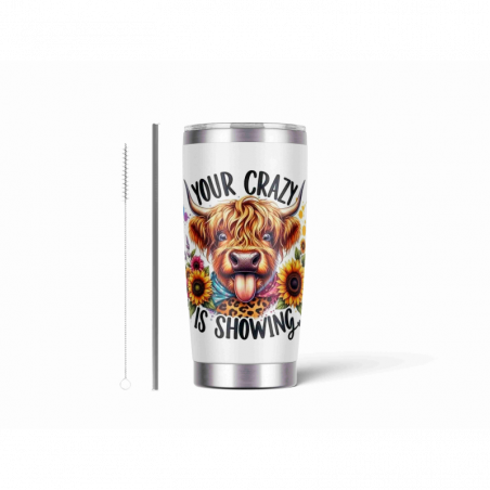 20oz Stainless Tumbler w/ Magnet Sliding Lid- Printed direct to Tumbler 1003