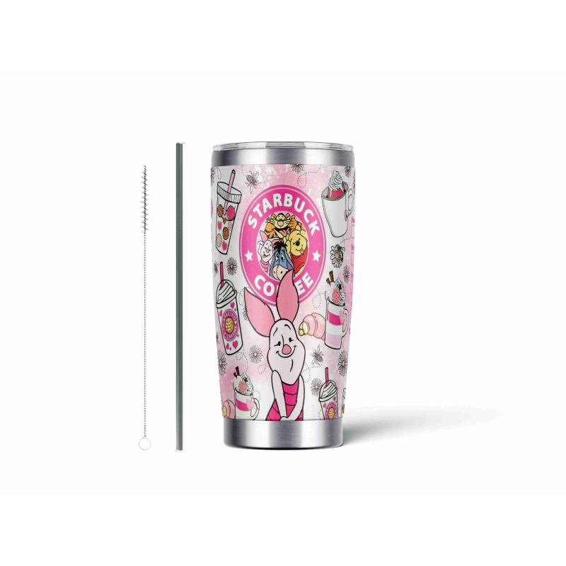 20oz Stainless Tumbler w/ Magnet Sliding Lid- Printed direct to Tumbler 1006