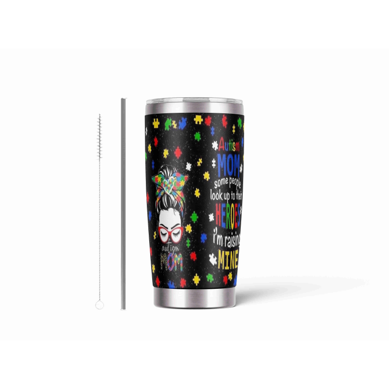 20oz Stainless Tumbler w/ Magnet Sliding Lid- Printed direct to Tumbler 1009