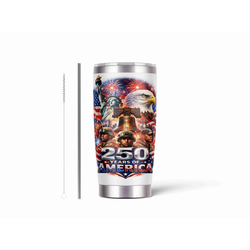 20oz Stainless Tumbler w/ Magnet Sliding Lid- Printed direct to Tumbler 1011