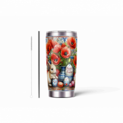 20oz Stainless Tumbler w/ Magnet Sliding Lid- Printed direct to Tumbler 1017