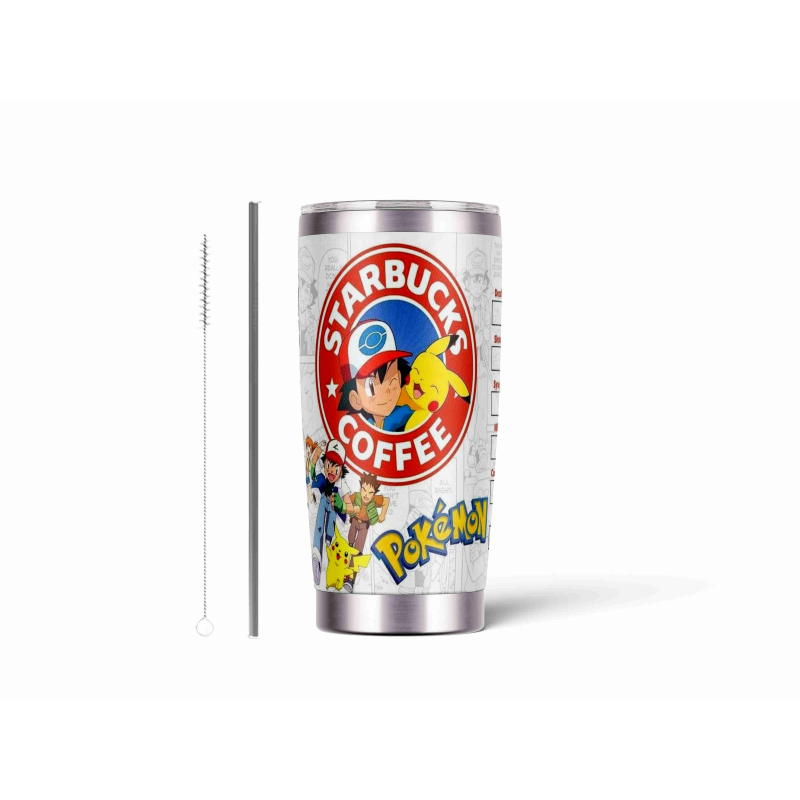 20oz Stainless Tumbler w/ Magnet Sliding Lid- Printed direct to Tumbler 1020