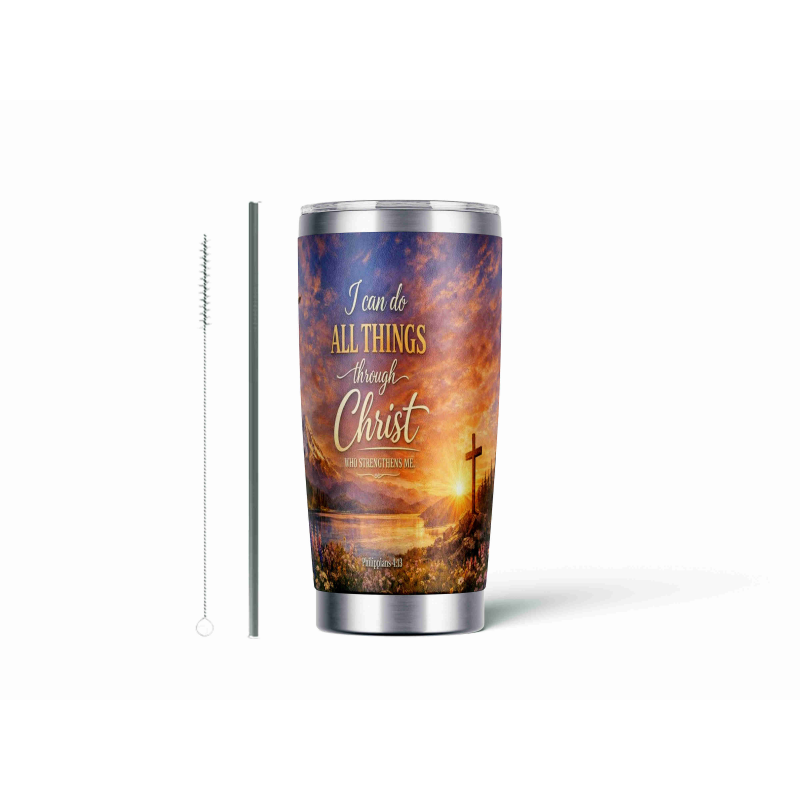 20oz Stainless Tumbler w/ Magnet Sliding Lid- Printed direct to Tumbler 1023