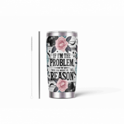 20oz Stainless Tumbler w/ Magnet Sliding Lid- Printed direct to Tumbler 1030