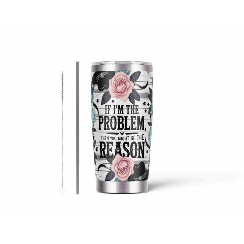 20oz Stainless Tumbler w/ Magnet Sliding Lid- Printed direct to Tumbler 1030