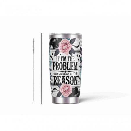 20oz Stainless Tumbler w/ Magnet Sliding Lid- Printed direct to Tumbler 1030