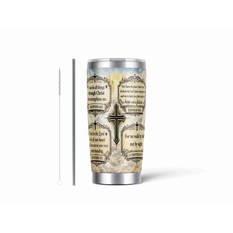 20oz Stainless Tumbler w/ Magnet Sliding Lid- Printed direct to Tumbler 1035