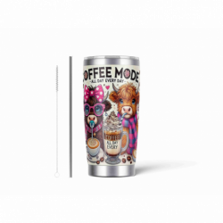 20oz Stainless Tumbler w/ Magnet Sliding Lid- Printed direct to Tumbler 1037