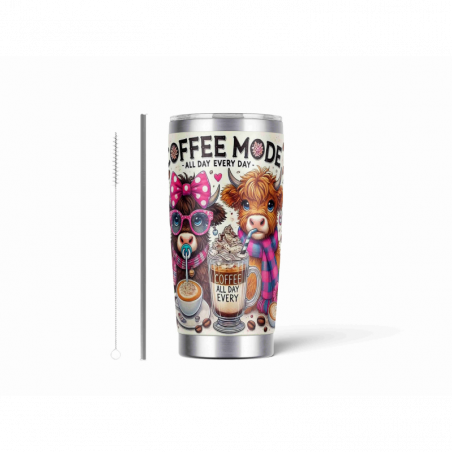 20oz Stainless Tumbler w/ Magnet Sliding Lid- Printed direct to Tumbler 1037