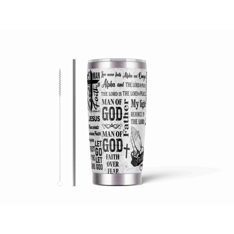 20oz Stainless Tumbler w/ Magnet Sliding Lid- Printed direct to Tumbler 1038