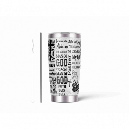 20oz Stainless Tumbler w/ Magnet Sliding Lid- Printed direct to Tumbler 1038