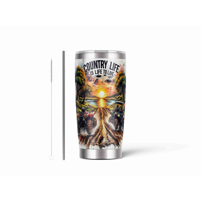 20oz Stainless Tumbler w/ Magnet Sliding Lid- Printed direct to Tumbler 1052