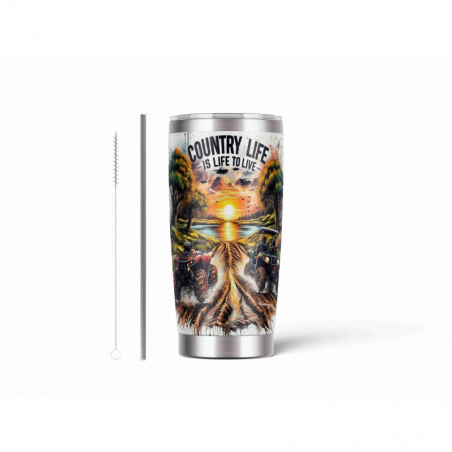 20oz Stainless Tumbler w/ Magnet Sliding Lid- Printed direct to Tumbler 1052