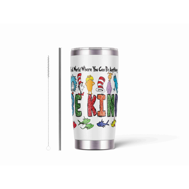 20oz Stainless Tumbler w/ Magnet Sliding Lid- Printed direct to Tumbler 1054